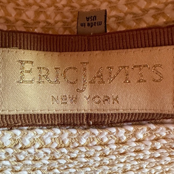 ERIC JAVITS white mix western style hat. Never worn. - Picture 8 of 10